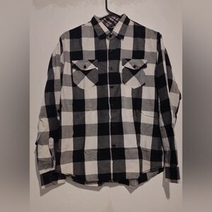 Heritage 1981 black and white button shirt
